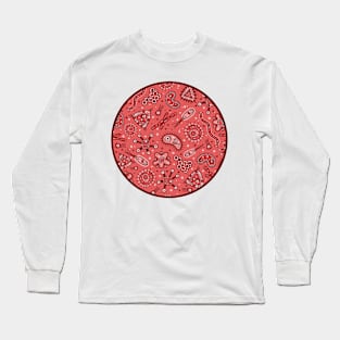 Through the Microscope (Pink) Long Sleeve T-Shirt